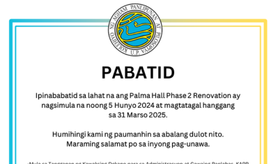 PABATID: Palma Hall Phase 2 Renovation